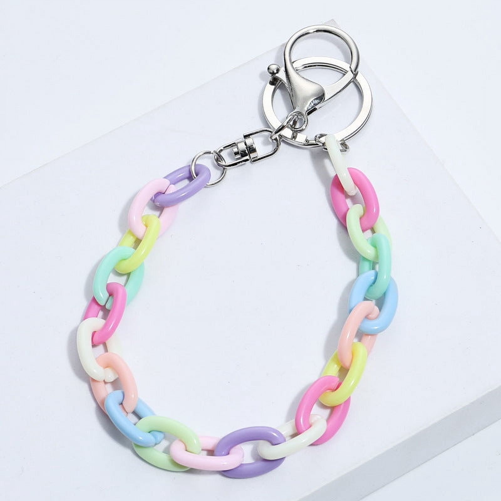 Acrylic Chain Clothing Keychain Pendant: Stylish Key Ring Accessory with Durable Acrylic Material and Secure Key Pendant Design
