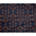 thumbnail image 4 of oneOone Tissu Polyester Lycra Rayé & Tourbillon Imprimé Ikat Tissu de Couture BTY 56 Pouces de Large, 4 of 4