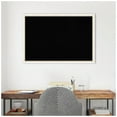 thumbnail image 3 of Amanti Art Black Cork Board Wood Framed Morgan White Gold Bulletin Board 38 in. x 26 in., 3 of 8