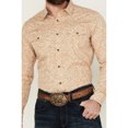thumbnail image 3 of Cody James Men's Playing Field Floral Print Long Sleeve Snap Western Shirt - CJSU24W64-TAN, 3 of 4