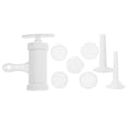 thumbnail image 1 of OULII Pasta Making Tool Manual Pasta Press White PP Material 8-Pcs Set, 1 of 8