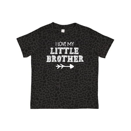 

Inktastic I Love My Little Brother with Arrow Gift Toddler Boy or Toddler Girl T-Shirt