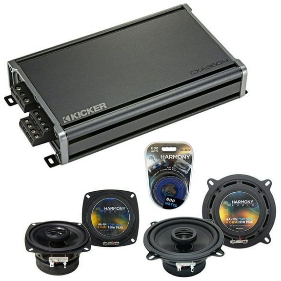 Fits Toyota Tercel 1995-1998 Factory Speaker Upgrade Harmony R4 R65 & CXA360.4