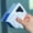 Blue, variant on Magnetic Window Cleaner, Double Sided Triangle Shape Glass Wiper Washing Brush Tool Glass Cleaner Window Cleaning Squeegee Kit for Outdoor