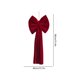 thumbnail image 3 of Adornos Colgantes de Tela Flocada con Lazo Rojo para Ambientes Festivos., 3 of 6