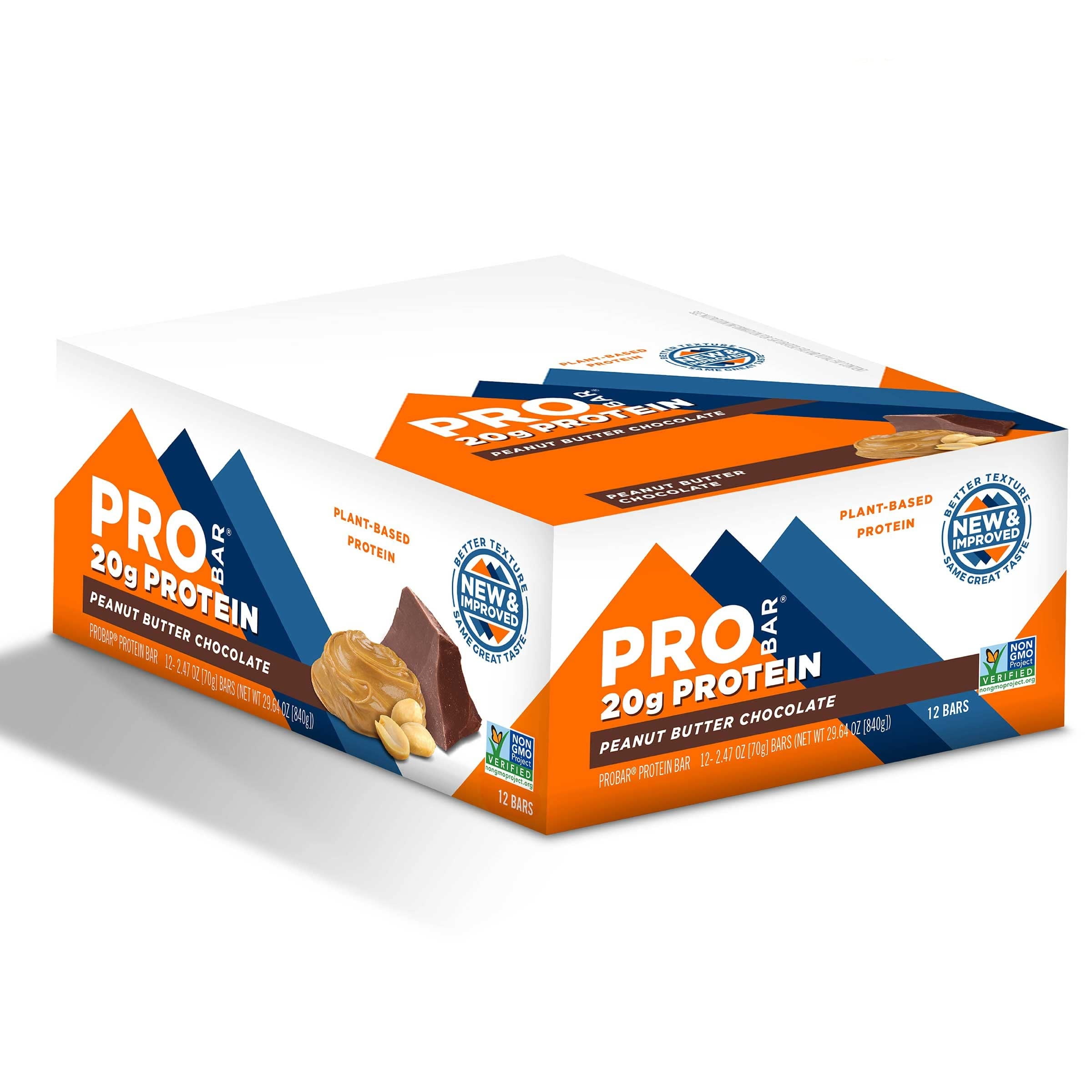 PROBAR PROTEIN Bar, Peanut Butter Chocolate, NonGMO, GlutenFree