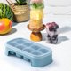 thumbnail image 1 of Moldes para cubitos de hielo caseros, palitos para helado rápido, bandeja de hielo azul, 1 of 4
