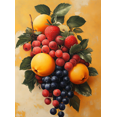 thumbnail image 1 of Qisvanset Framed Canvas Wall Art 12x16 Inch Fruit of The Spirit Trendy Housewarming Quote Art, 1 of 5