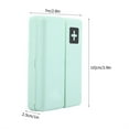 thumbnail image 4 of Weekly  Pocket Pill Box 2 Shots Funny Boxes Portable Medicine Case Foldable   Storage Boxes Pill Box Organizer With 7 CompartmentsGreen, 4 of 8