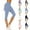 A1 Blue, variant on Womens Yoga Skirted Capri Leggings Tennis Pants with Skirt Knee Length Swim Capri Pants Thick High Waist Yoga Pant Elasticity Quick Drying Yoga Sports Leggings Brown