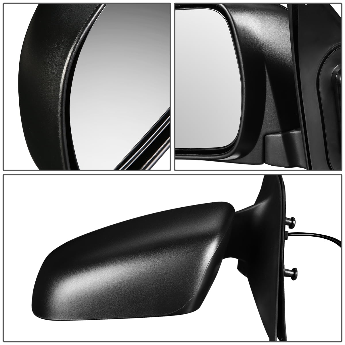DNA Motoring OEM-MR-TO1320256 For 2005 to 2011 Toyota Tacoma OE Style Powered Driver / Left Side View Door Mirror Replacement Rear 8794004180 06 07 08 09 10