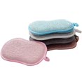 thumbnail image 1 of Jinsinto Set of 8 Washable Dishwashing Sponge The Kitchen Antibacterial Reusable Microfiber Scouring Pads Double Sponge Sponge for Nonstick Pots Pans Pots（Random Random Color）, 1 of 5
