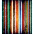 thumbnail image 3 of Stripes Duvet Cover Set, Vertical Lines Colorful Retro Bands Damage Effects Old Fashion Weathered Display, Decorative 2 Piece Bedding Set with 1 Pillow Shams, Twin Size, Multicolor, by Ambesonne, 3 of 3