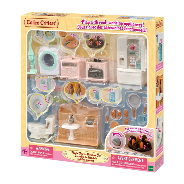 Calico Critters Playful Starter Furniture Set, Interactive photo 2