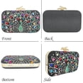 thumbnail image 6 of CAILDANL Rhinestone Clutch Purses for Women Evening Wedding Formal - Round Pearl Clasp Handbag - Crystal Diamond Bag, 6 of 6