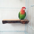 thumbnail image 3 of ruzhgo 2PCS Wooden Bird Perch Stand Parrot Platform Hanging Perch Toy Bird Cage Accessories, 3 of 6