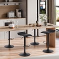 thumbnail image 2 of Juego de 2 Bancos para Barra Todo Negro con Reposapié Altura Ajustable Giratorio 360​​°​​ HOMEMAKE FURNITURE Moderno, 2 of 6