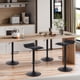 thumbnail image 2 of Juego de 2 Bancos para Barra Todo Negro con Reposapié Altura Ajustable Giratorio 360​​°​​ HOMEMAKE FURNITURE Moderno, 2 of 6