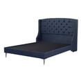 thumbnail image 3 of Cabecera Matrimonial Sitka Azul Marino + Box Base Cama Slim, 3 of 10