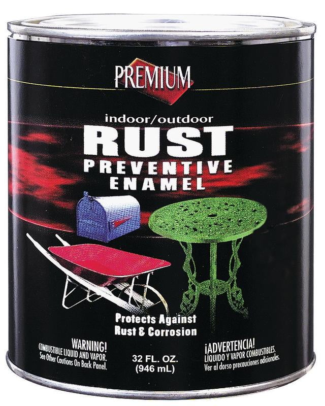 Rustoleum Premium Oil Based Rust Preventive Enamel Paint, 1 qt Can