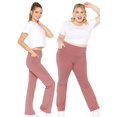 thumbnail image 2 of Stretch Is Comfort Women's Oh so Soft High Waist Bootcut Yoga Pants with Pocket| Adult Small-5x, 2 of 6