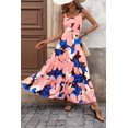 thumbnail image 3 of Vestido PRETTYGARDEN Floral Maxi Sin Mangas con Fruncido XL, 3 of 7