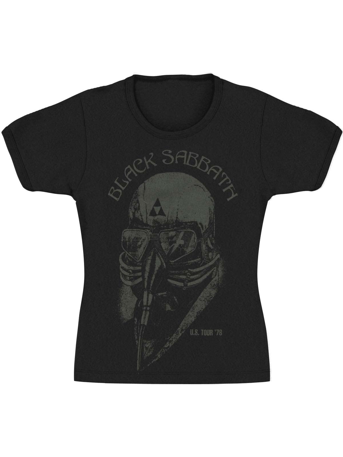 Black Sabbath Women's U.S. Tour '78 Girls Jr Fashion Top Large Black Black Sabbath Women's U.S. Tour '78 Girls Jr Fashion Top Large Black