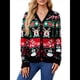 thumbnail image 1 of Suéteres Navideños para Mujer, Lindos, Peludos y Divertidos, para Fiestas Navideñas de Invierno, Suéter Informal de Punto Negro M, 1 of 10