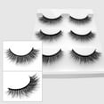 thumbnail image 6 of GROFRY Dense 3 Pair/Box False Eyelashes Fluffy Handmade Lash Faux Mink Hair 3D Eyelashes Extension for Eye Makeup, 6 of 8