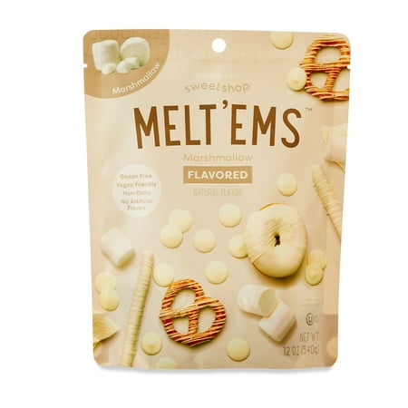 Sweetshop Melts Marshmallow White Melting Chocolate Bag, 12oz