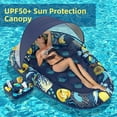 thumbnail image 5 of Hawaii Style Inflatable Pool Floats with Detachable Cupholder Caddy, 5 of 6