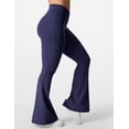 thumbnail image 4 of Leggings acampanados YEOREO Kalie Scrunch azul marino para mujer, 4 of 6