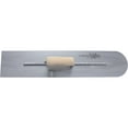 thumbnail image 3 of MARSHALLTOWN MXS244RE Rounded Front Finishing Trowel, 24 x 4 inch Blue Steel Concrete Finishing Tool for Masonry and Sidewalks, 3 of 7