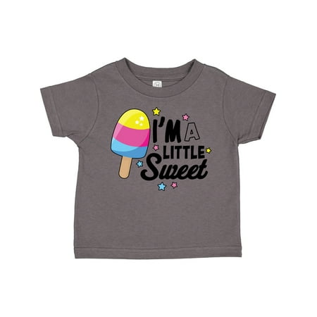 

Inktastic Im a Little Sweet with Ice Cream and Stars Gift Toddler Toddler Girl T-Shirt