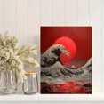 thumbnail image 2 of Qisvanset 12x16 Inch Sunset Field Wildflower Canvas Print Wall Art, 2 of 5