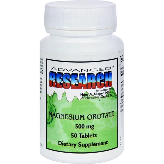 Advanced Research - Magnesium Orotate 500 mg. - 50 Tablets