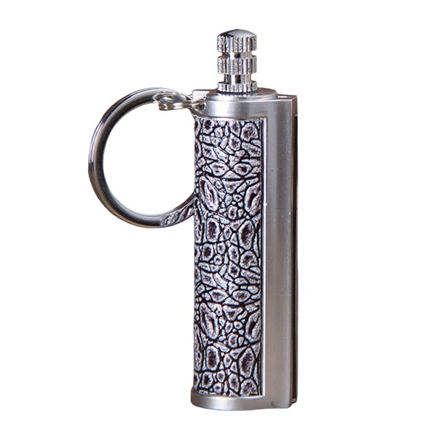 GUANGHONG Hit Fire Machine Flintstone Metal Keychain Hit Fire Machine Kitchen Cooking Torch Red Flame for Chef Blow Torch Refillable Creme Brulee Dessert BBQ and Baking(No Fuel)