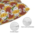 thumbnail image 3 of KLL Cartoon Sunflowers Pillow Covers Envelope Closure,Super Soft and Cozy Fuzzy Fleece Pillow Case Cover (No pillow core） 20"x30", 3 of 5