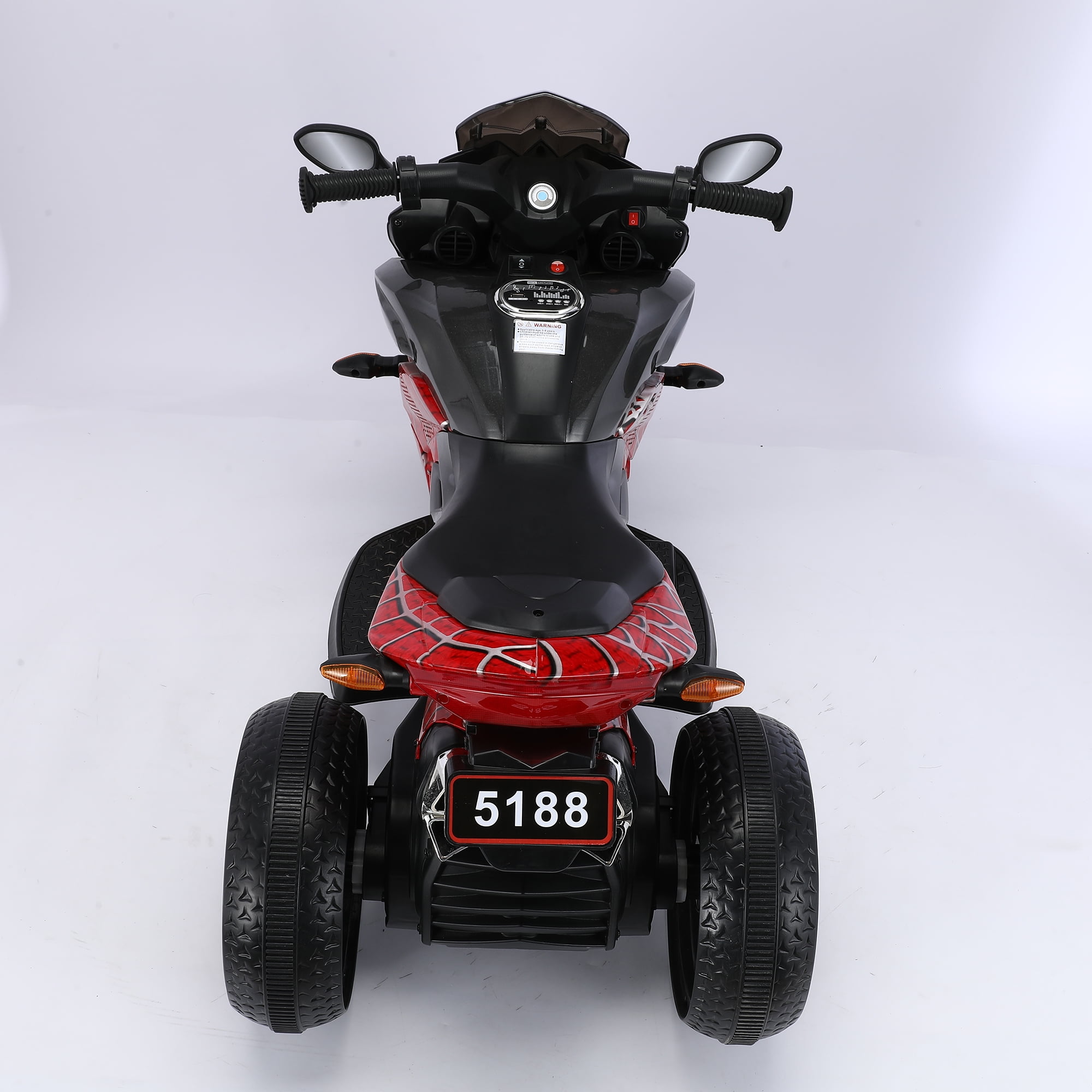 TAMCO Motorcycle 12V Battery Powered for Kids 3-6 with LED Lights and Music
