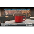 thumbnail image 4 of 10 Bijou Ceramic Campfire Coffee Mugs Set, 8 oz. - Ceramic, Speckled, Sturdy, C-handle - Red, 4 of 5
