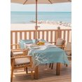 thumbnail image 2 of Outdoor Tablecloth with Umbrella Hole for Patio/Picnic/Party/Camping, Coastal Mermaid Anchor Waterproof Table Cloth Rectangle Table Cover Washable, Summer Coral Ocean Vintage Wood (54"x 80"), 2 of 8