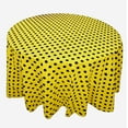 thumbnail image 3 of Cotton Polka Dots Round Tablecloth for Wedding/Bridal Shower, Birthdays, Special Events, 3 of 11