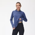 thumbnail image 4 of Camisa de manga larga UPF 50 + para mujer, Camisa ligera de secado rápido con protección solar, para natación, senderismo, correr y Pesca, 4 of 4