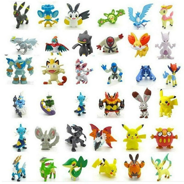 24Pcs/Set Tomy Pokemon Figures Model Collection 2-3cm Pokémon Pikachu Anime  Figure Toys Child Birthday Gift 