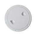 thumbnail image 1 of 4/6/8 Inch Deck Plate Waterproof Inspection Cover Lid Screw Type for Kayak Boat Fishing Rigging, White - 6inch 6寸, 1 of 6