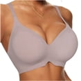 thumbnail image 2 of Antinious Womens Solid Foam Padding Wireless Gentle Support Fixed Padding Comfortable Daily Bra, 2 of 5