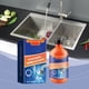 thumbnail image 4 of Limpiador potente de fregaderos y desagües, limpiador de tuberías con bombas de burbujas, herramienta de limpieza portátil, agente químico para dragado de tuberías de inodoros de cocina (10 fl oz), 4 of 9