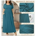thumbnail image 3 of WUJINXIA Women's Summer Plus Size 2X to 6X Maxi Loose Dress with Pockets, 3 of 6
