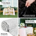 thumbnail image 3 of Efavormart Wholesale Wedding Party Glitzy Sequin Table Skirt for Kitchen Dining Catering Wedding Decorations Events - Silver - 17FT, 3 of 7