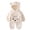 White, variant on GUNIA Baby Boys Pajamas Sets Winter Outfits Two Piece Cozy Bear Design Long Sleeve With Big Pocket Lined Baby Toddler Kids Homewear Pjs Loungewear Grey 12-24 Months